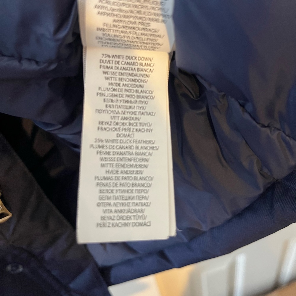 Boys Ralph Lauren Navy Blue Coat - Picture 7 of 7